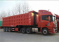 High Efficiency 3X16 TONS Semi Tipper Trailer Dump Truck For Mining Industry