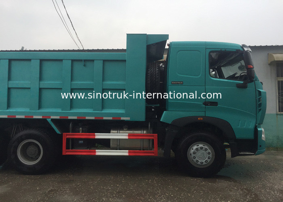 SINOTRUK HOWO A7 Construction Tipper Truck 6 X 4 290HP สีฟ้า