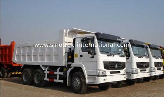 รถดัมพ์ SINOTRUK HOWO 25tons 371HP 10 ล้อ LHD 10-25CBM ZZ3257N3647A
