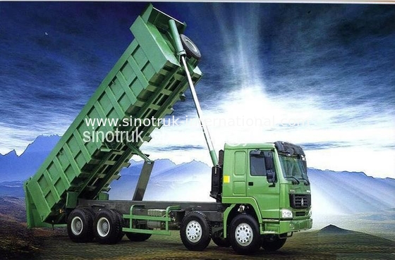 SINOTRUK HOWO รถดัมพ์ 371HP 8X4 LHD 31-60tons 20-30CBM ZZ3317N3867W
