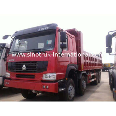 SINOTRUK HOWO รถดัมพ์ 371HP 8X4 LHD 31-60tons 20-30CBM ZZ3317N3867W