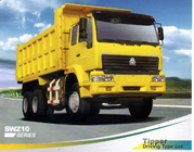 SINOTRUK รถบรรทุกขนาดใหญ่ Prince Dump Truck 10 ล้อ 336HP LHD 25-30tons ZZ3251N3641W