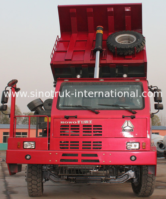 รถดัมพ์ SINOTRUK HOWO 70 การทำเหมืองแร่ 10wheels 371HP 70tons ZZ5707S3640AJ