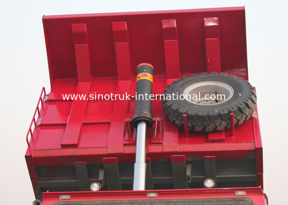 รถดัมพ์ SINOTRUK HOWO 70 การทำเหมืองแร่ 10wheels 371HP 70tons ZZ5707S3640AJ