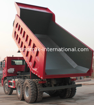 รถดัมพ์ SINOTRUK HOWO 70 การทำเหมืองแร่ LHD 6X4 371HP 70tons ZZ5707S3840AJ