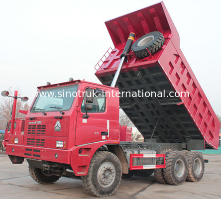 รถเทรลเล่อร์ถ่านหิน / SINOTRUK HOWO70 Ten Wheeler Dump Truck