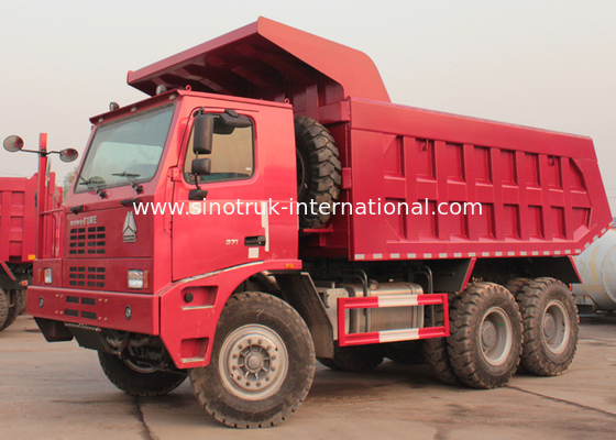 รถเทรลเล่อร์ถ่านหิน / SINOTRUK HOWO70 Ten Wheeler Dump Truck