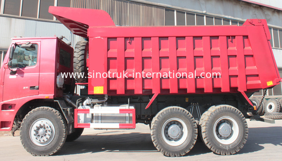 Professional 371HP เครื่องยนต์รถเทรลเลอร์รถบรรทุก, Safety 10 Wheel Dump Truck