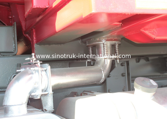 Professional 371HP เครื่องยนต์รถเทรลเลอร์รถบรรทุก, Safety 10 Wheel Dump Truck