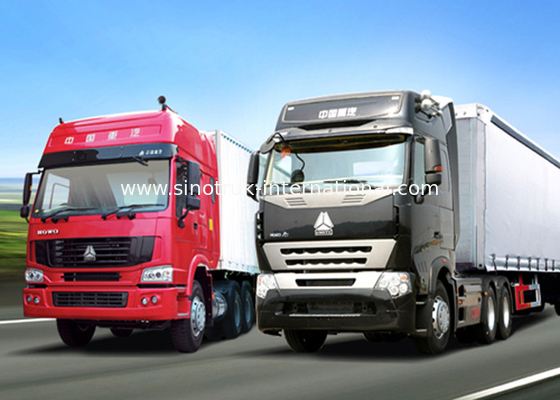 เครื่องยนต์ Strong Enough Sinotruk HOWO รถบรรทุกหนักรถบรรทุกหนัก 6X4 Euro2 336HP