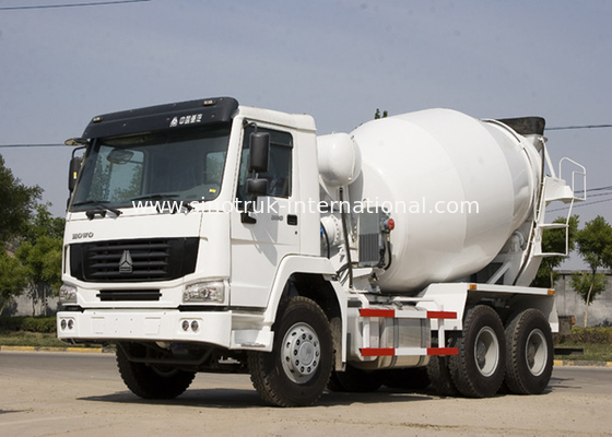 ถังผสมคอนกรีตอุตสาหกรรม 8CBM 290HP 6X4 LHD รถบรรทุกปูนซิเมนต์ผสม