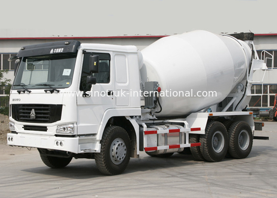 ถังผสมคอนกรีตอุตสาหกรรม 8CBM 290HP 6X4 LHD รถบรรทุกปูนซิเมนต์ผสม