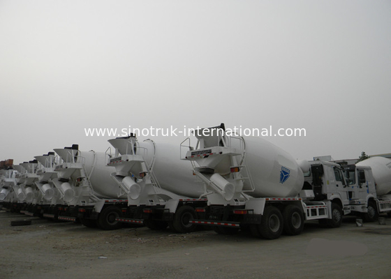 9CBM 290HP 6X4 LHD รถบรรทุกคอนกรีตปั๊มผสม ZZ5257GJBM3647W