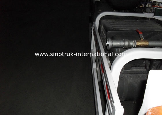 336HP 6X4 LHD A7 รถบรรทุกคอนกรีตผสม 9CBM, รถถังทนความร้อนถังผสมซีเมนต์