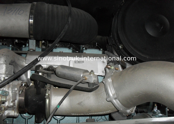 336HP 6X4 LHD A7 รถบรรทุกคอนกรีตผสม 9CBM, รถถังทนความร้อนถังผสมซีเมนต์