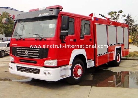 Mine Dust Fire Tender Vehicle / Modern Fire Trucks 15-20CBM LHD With ISO