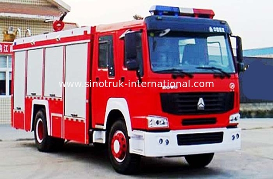 Mine Dust Fire Tender Vehicle / Modern Fire Trucks 15-20CBM LHD With ISO