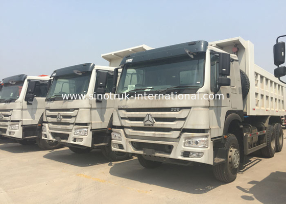 Hydraulic Steering Tipper Dump Truck / Ten Wheeler Dump Truck For Docks 25000 Kg