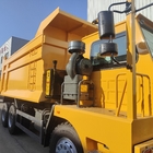 Euro 2 HOWO Yellow King Mine Dump Truck กำลังโหลด 30 ตัน