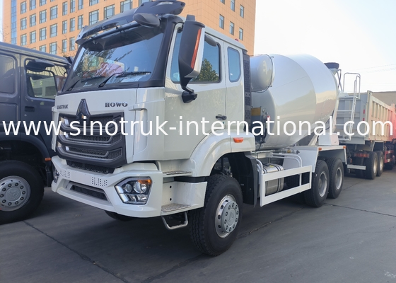 รถบรรทุกปั่นคอนกรีต Sinotruk Howo N7 6-10CBM 6 X 4 Euro 2