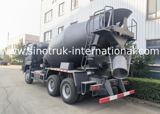 Sinotruk Howo N7 รถบรรทุกผสมคอนกรีต 6-10CBM 6 X 4 ยูโร 2 380HP