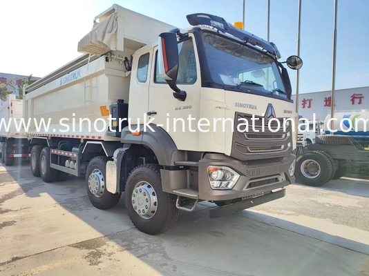 Sinotruk Hohan รถบรรทุกถังถังถังใหม่ HOWO N7 6 × 4 10 ล้อ 380Hp RHD U แบบอัตโนมัติ