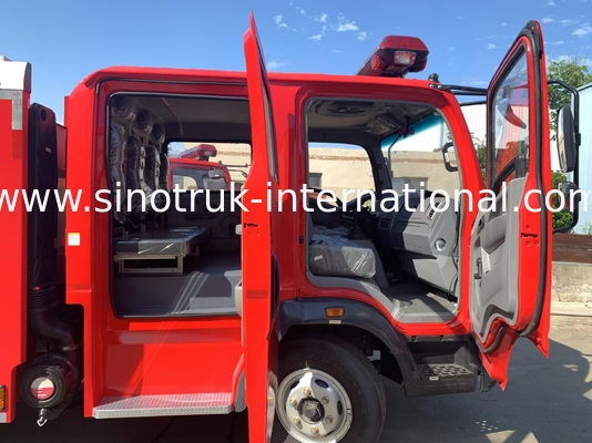 2CBM 4X2 116HP รถบรรทุกดับเพลิง รถบรรทุกดับเพลิงการเกษตร รถบรรทุกดับเพลิงสําหรับการปลูกผืนดิน