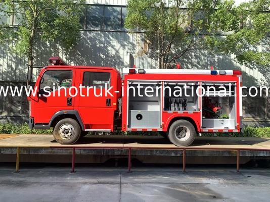2CBM 4X2 116HP รถบรรทุกดับเพลิง รถบรรทุกดับเพลิงการเกษตร รถบรรทุกดับเพลิงสําหรับการปลูกผืนดิน