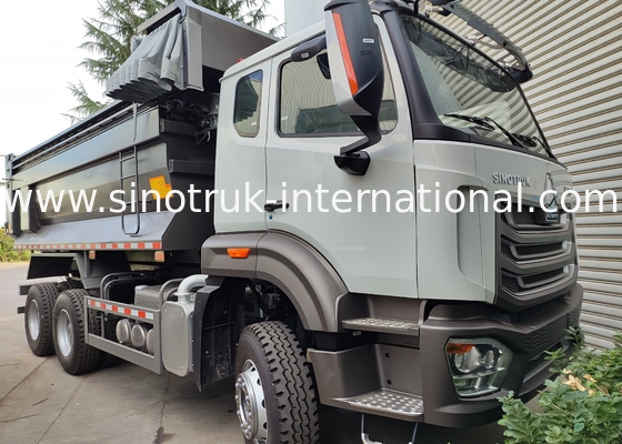 SINOTRUK HOWO LHD 6×4 10ล้อ รถบรรทุกแบบ U สําหรับการขุดเหมืองแร่ 40 ตัน