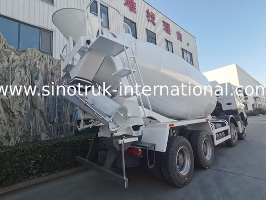รถบรรทุกเครื่องปั่นคอนกรีต Howo 16CBM 8 X 4 Euro 2 400Hp สร้าง LHD