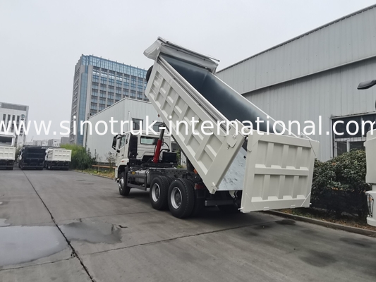 โครงการก่อสร้าง Howo 6x4 ทิมเปอร์ รถบรรทุก RHD Drive
