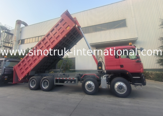 8 × 4 Lhd 12 ล้อ Sinotruk Tipper 400Hp ยูโร 2