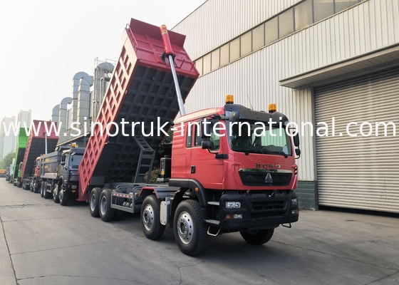 8 × 4 Lhd 12 ล้อ Sinotruk Tipper 400Hp ยูโร 2