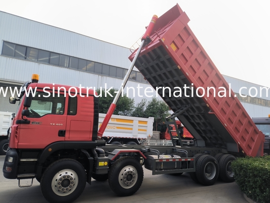 8 × 4 Lhd 12 ล้อ Sinotruk Tipper 400Hp ยูโร 2