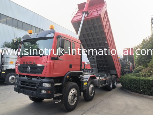 8 × 4 Lhd 12 ล้อ Sinotruk Tipper 400Hp ยูโร 2