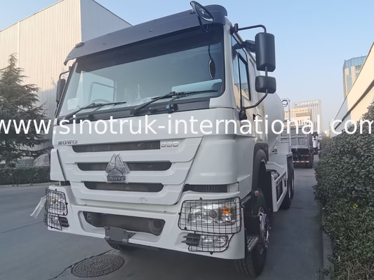 Sinotruk Howo คันผสมคอนกรีต 380HP 6-10CBM 6 X 4 ยูโร 2 โรงงานผสม RHD