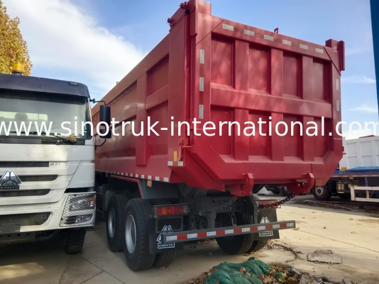 รถบรรทุกถังถัง SINOTRUK HOWO A7 8X4 สําหรับการก่อสร้าง ZZ3317V3567B1