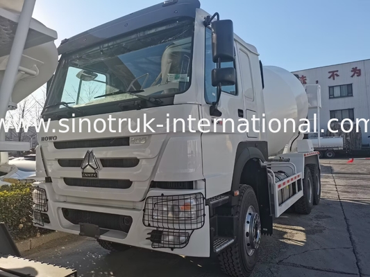 SINOTRUK HOWO 6×4 10 ล้อ รถบรรทุกเครื่องผสมคอนกรีต 400 HP ประสิทธิภาพสูง LHD