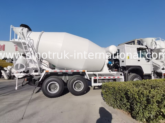 SINOTRUK HOWO 6×4 10 ล้อ รถบรรทุกเครื่องผสมคอนกรีต 400 HP ประสิทธิภาพสูง LHD