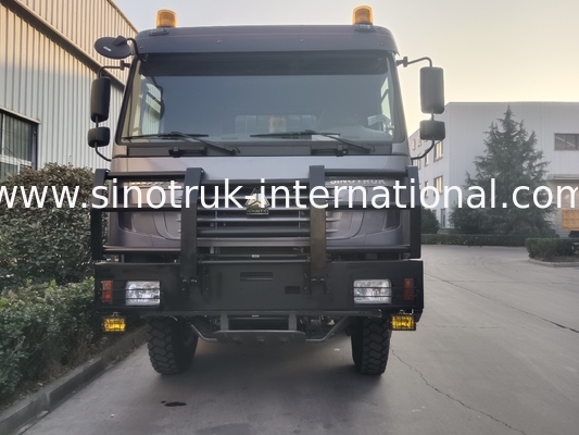 รถกระบะ Sinotruk Hohan 400hp 10ล้อ Lhd 40 ตัน 20-30cbm ZZ3317N356JB1 สีเทา
