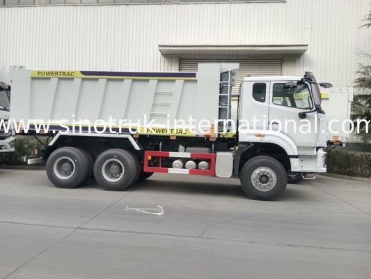 30-40 ตัน RHD 10 ล้อ หมุนรถบรรทุก SINOTRUK Haohan สําหรับการก่อสร้าง ขาว