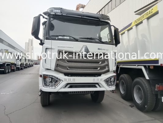30-40 ตัน RHD 10 ล้อ หมุนรถบรรทุก SINOTRUK Haohan สําหรับการก่อสร้าง ขาว