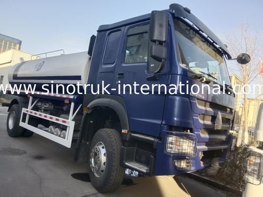 HOWO SINOTRUK รถบรรทุกถังน้ํา 300HP สีฟ้า