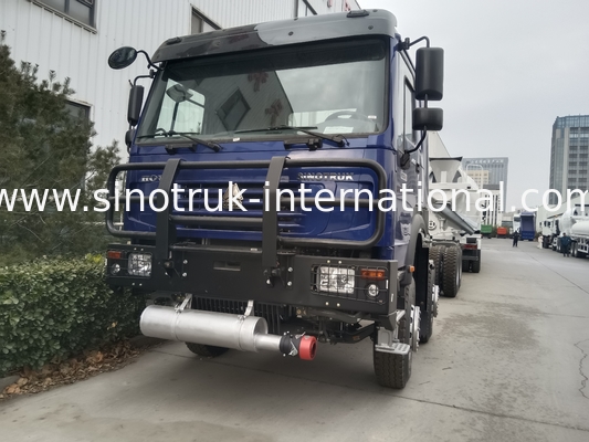 SINOTRUK HOWO รถบรรทุกถังน้ํามัน ชาซี 400HP 8X4 LHD 50 ตัน 40CBM
