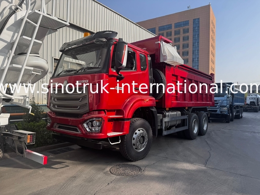 SINOTRUK HOHAN New Howo 6X4 RHD 10 ล้อ พร้อมผ้าใบเสริมเหล็ก ประตูหลังแข็ง การขนส่งที่ประสิทธิภาพ