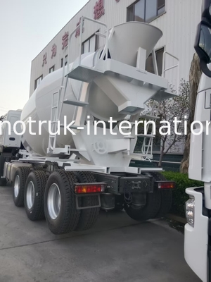 Sinotruk Howo รถบรรทุกเครื่องผสมคอนกรีต 10-20CBM 6 x 4 Euro 380Hp สร้าง