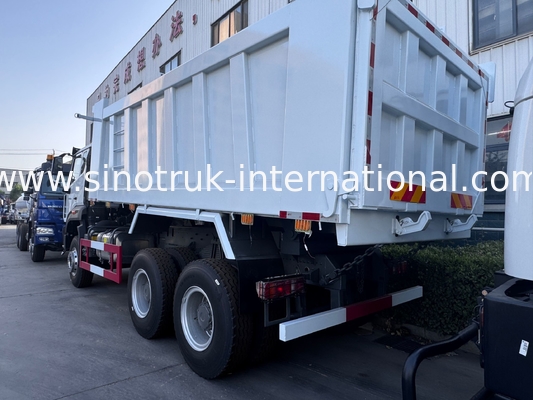 SINOTRUK HOHAN HOWO 380HP LHD ทิมเปอร์ดัมป์ทรัค 6X4 รูปแบบสไตล์กล่องสินค้า