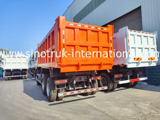 371HP 6x4 Dump Truck 20.01CBM การควบคุมภาระประโยชน์เพื่อประสิทธิภาพภาระหนัก