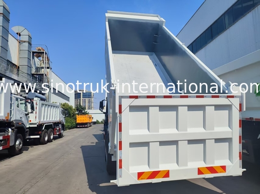 HOWO NX 371HP 6*4 20m3 Center-Lift Dump Truck พลังงานสูง พร้อมกับกระเป๋าบรรทุกกระเป๋ากระเป๋ากระเป๋ากระเป๋ากระเป๋ากระเป๋ากระเป๋ากระเป๋า
