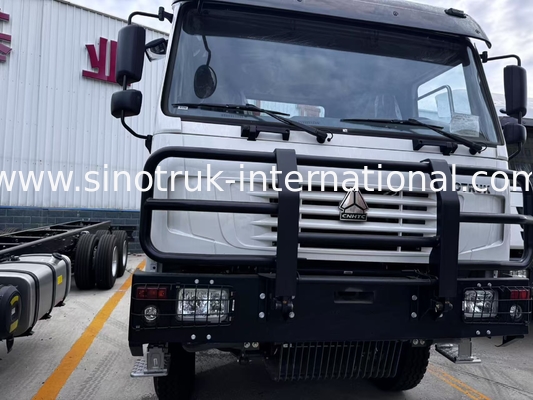 รถบรรทุกสินค้า Sinotruk HOWO 8X4 400 แรงม้า 12 ล้อ หัวเก๋งหน้าผี